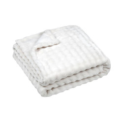 PLAID WARMY ECRU 180X220