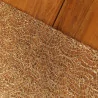 Chemin de Table Brodé Fils et Sequins Or 25cmx3m | Table Chic Chemin de Table Brodé Fils et Sequins Or 25cmx3m | Table Chic