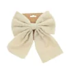 Nœud Tissu Bouclette Crème 25x25 cm | Déco de Noël Douce Nœud Tissu Bouclette Crème 25x25 cm | Déco de Noël Douce