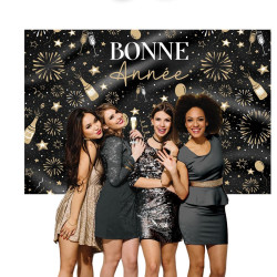 TOILE MURALE BONNE ANNEE
