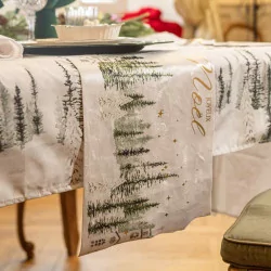 Ch. Table "Joyeux Noël" Snowy Bliss Vel