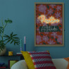TOILE NEON POSITIVE ATTITUDE 40X60CM