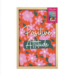 TOILE NEON POSITIVE ATTITUDE 40X60CM