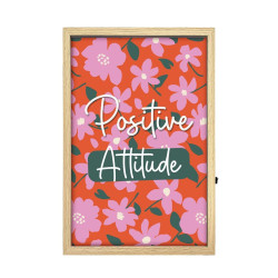 TOILE NEON POSITIVE ATTITUDE 40X60CM