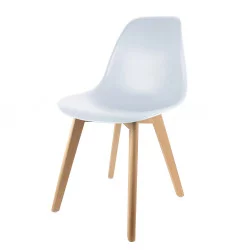 CHAISE SCANDINAVE ENFANT COQUE BLANCHE PP