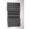 X3 PAÑOS DE COCINA BÁSICOS NEGROS 50X70