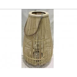 LANTERNE BAMBOU NATUREL D35xH54cm