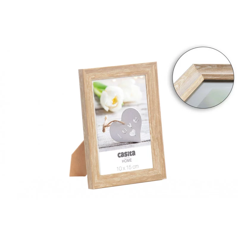 CADRE NATURE ASPECT BOIS 10X15CM