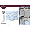 ADHESIF ASPECT MARBRE BLANC