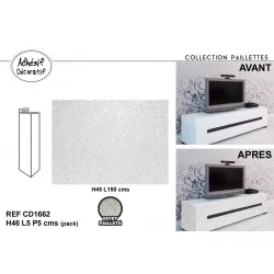ADHESIF PAILLETTE ARGENT
