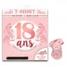 T SHIRT ANNIVERSAIRE FEMME 18 ANS