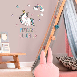 STICKER PM PRINCESSE LICORNE