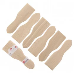 LOT 6 SPATULES A RACLETTE