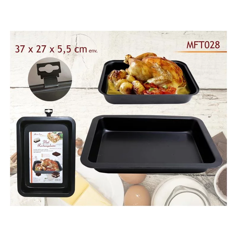 PLAT RECTANGULAIRE GM 37X27CM