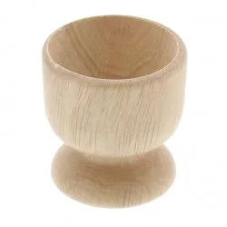 COQUETIER EN BOIS HAUTEUR 5 cm / DIAMETR