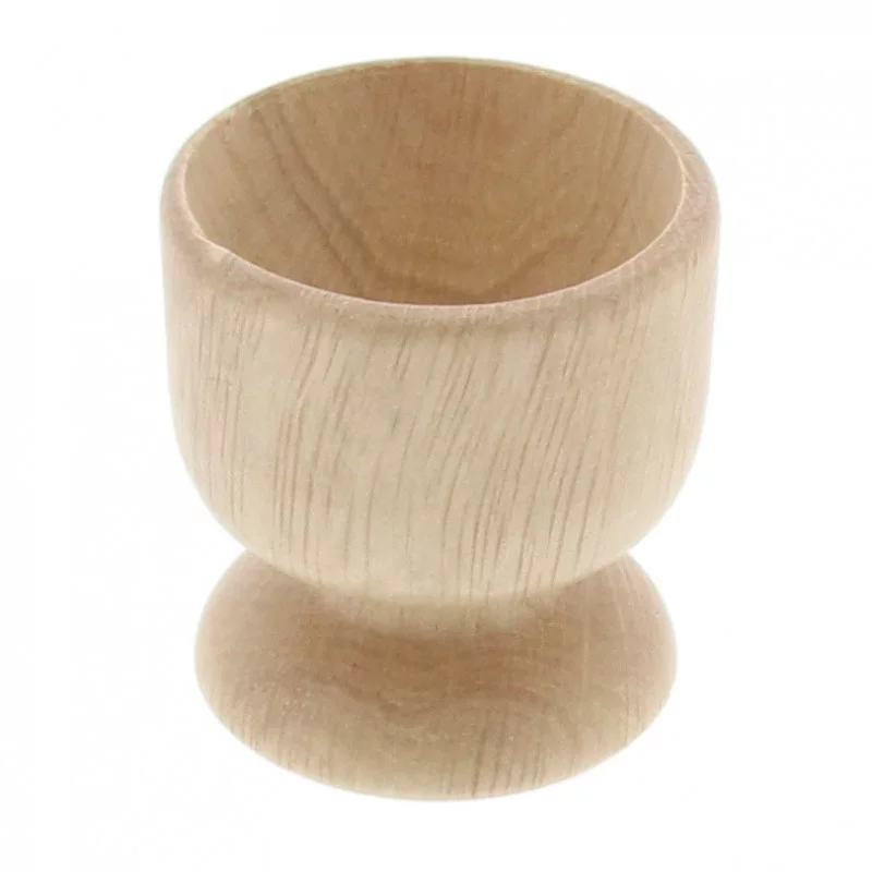 COQUETIER EN BOIS HAUTEUR 5 cm / DIAMETR