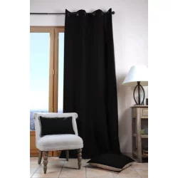 DUO UNI RIDEAU 135X240 CM NOIR