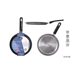 CREPIERE ALU A-ADH INDUC D24/2.5 GRIS