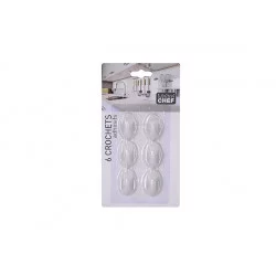 6 CROCHETS ADHESIFS HK300