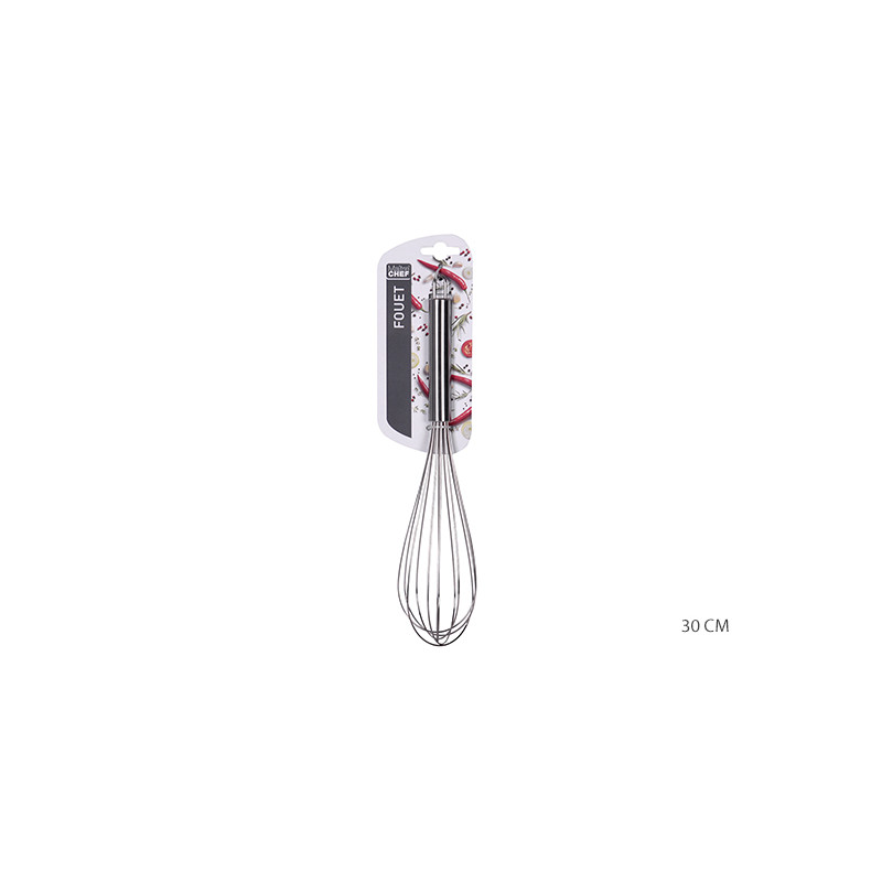 FOUET INOX 30CM