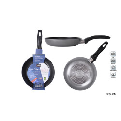 POELE ALU A-ADH INDUC D24/2.5 GRIS