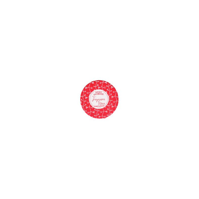 COUVRE POT ROUGE D19 JOY FETES