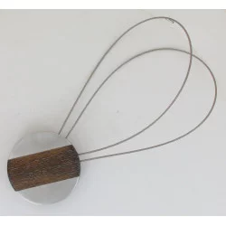 EMBRASSE ARTE MM MARRON ARGENT BOIS AIMA
