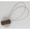 Embrasse Arte MM marron argent bois aimantée Embrasse Arte MM marron argent bois aimantée