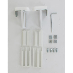 SUPPORTS POUR FENÊTRE À AÉRATION BLANC X2