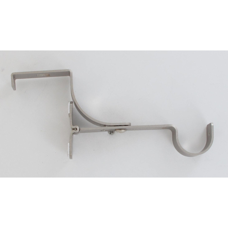 SUPPORT TRINGLE POUR CAISSON À VOLET ROULANT ARGENT MAT D28mm