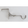 SUPPORT TRINGLE POUR CAISSON À VOLET ROULANT ARGENT MAT D28mm