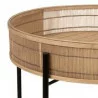 TABLES BASSES X2 PLAKA NOIR H51/40CM