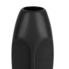 VASE MOAI NOIR MATE 10X9.5XH24cm
