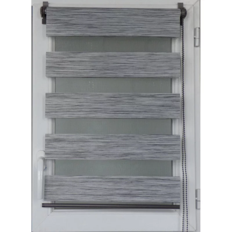 STORE 60X150CM GRIS CHINE ENROULEUR LUM