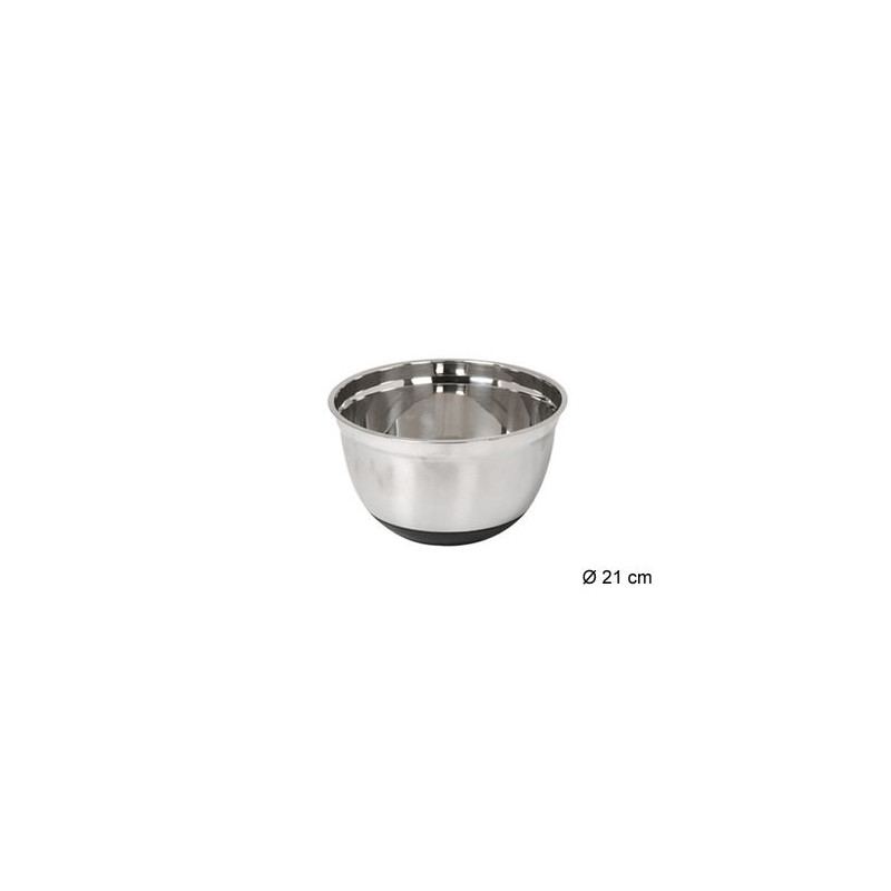 BOL INOX ANTI-GLISSE 21CM