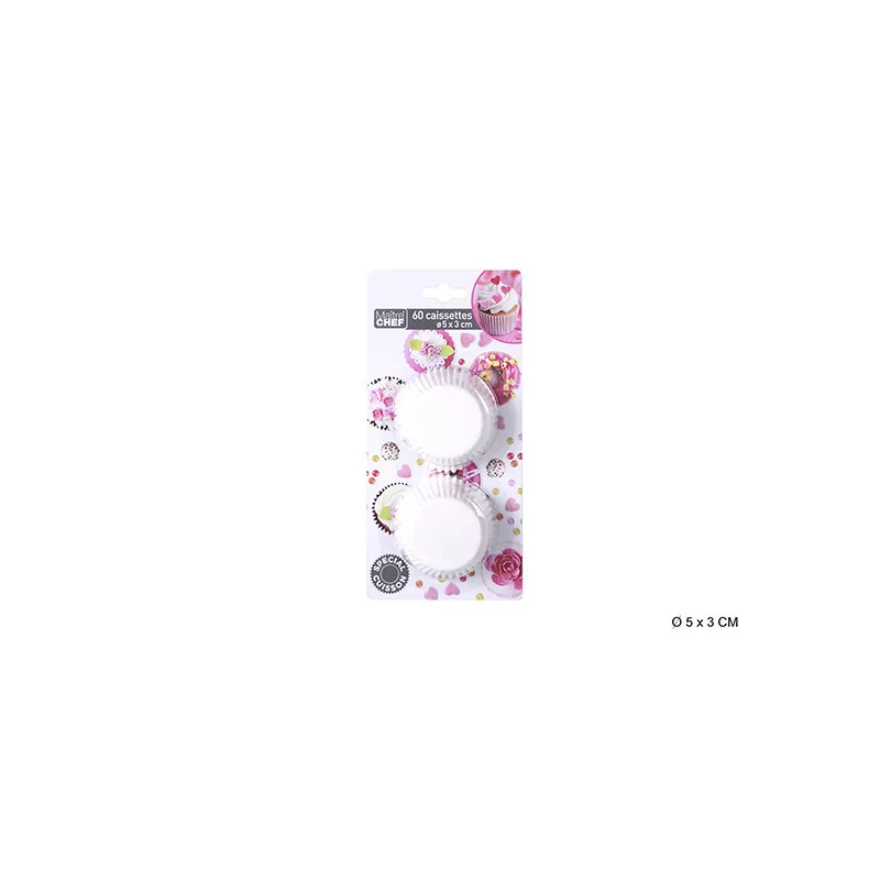 CAISSETTE BLANC X60 D5x3CM