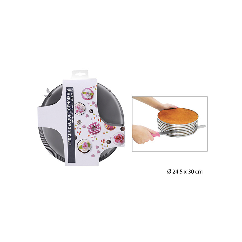 CERCLE A GENOISE EXTENSIBLE 24.5-30CM