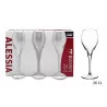 3 VERRES A PIED ALESSIA 26CL