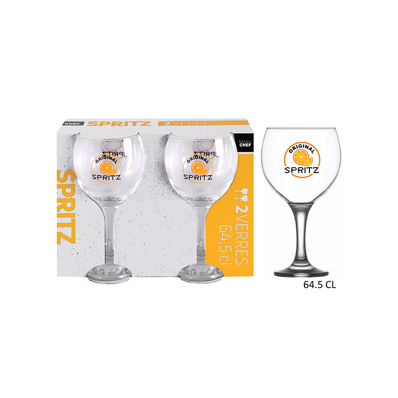 2 VERRES SPRITZ 64.5CL