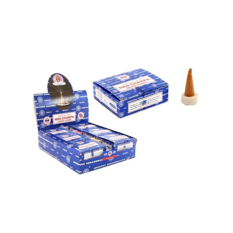 CONES NAG CHAMPA X12 AVEC SUPPORT EN BOI