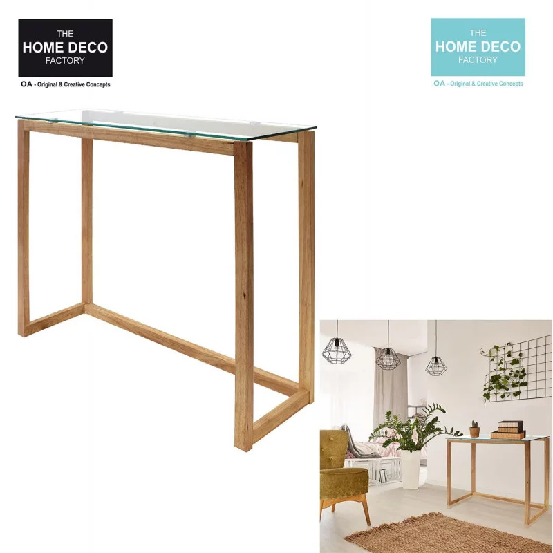CONSOLE EN VERRE