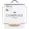 POUBELLE DE COMPOSTAGE EN METAL 5L POUBELLE DE COMPOSTAGE EN METAL 5L