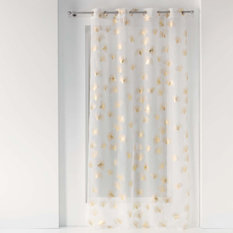 VOILAGE GINKGOLD 140x240CM VOILE SABL