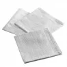 SERVIETTES DE TABLE X3 ELEGANCIA ARGENT