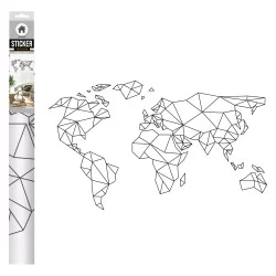 STICKER GM MAPPEMONDE GRAPHIK