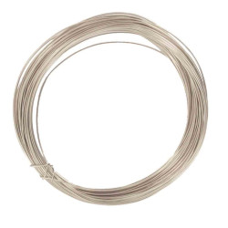 FIL MéTALLIQUE 10 M DIAM. 0.4 MM ARGENT