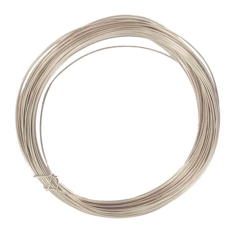 FIL MéTALLIQUE 10 M DIAM. 0.4 MM ARGENT