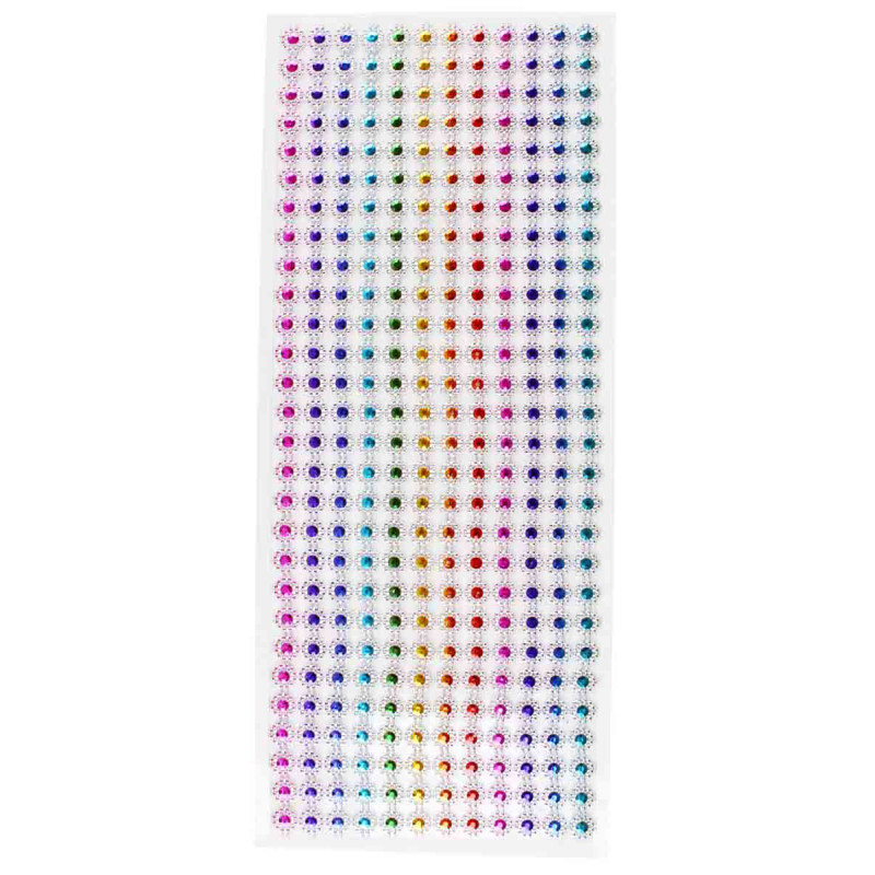 STRASS FACETTé ET FANTAISIE ADHéSIF EN