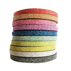 10 rouleaux de scotch glitter - 4mmx5m
