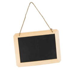 ARDOISE RECTANGLE à SUSPENDRE AVEC COR